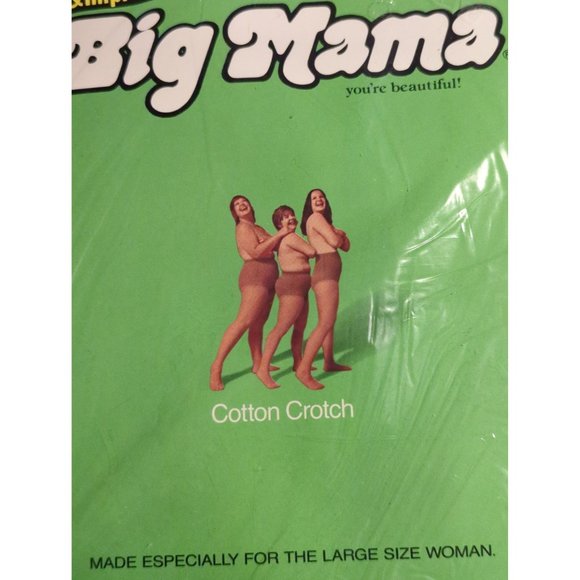 Vintage Womens Big Mama Pantyhose Extra Large Reusable Panty 5'-5'9" 230-300 lbs - Picture 4 of 7
